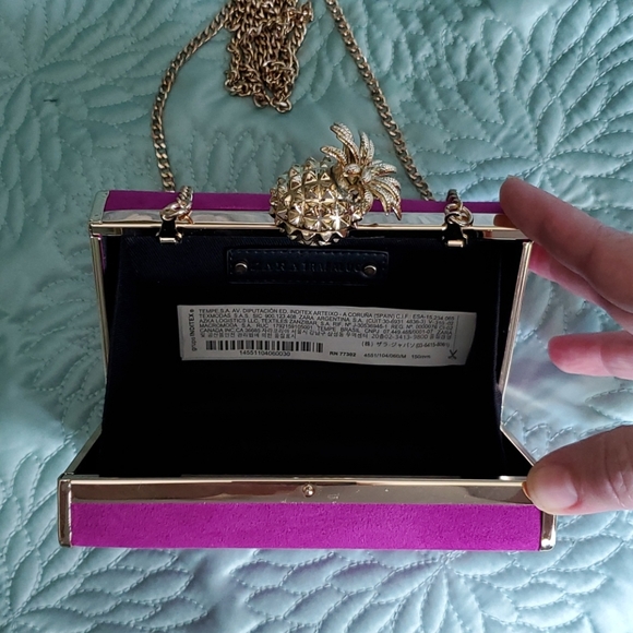 PINEAPPLE CLUTCH/SHOULDER PURSE - Picture 3 of 14